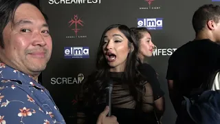 Emily Willis Carpet Interview at Screamfest 2023 for Divinity