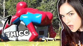 The Best Bounce House | Sasha Reacts
