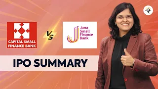 Jana Small Finance Bank vs Capital Small Finance Bank | IPO summary | CA Rachana Ranade