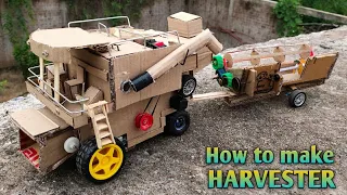#mrmechanicalmaker #harvester ll How to make combine  harvester ll  How to make harvester ll #1