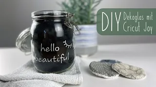 DIY Klebefolie Deko | Beschriftung selber gestalten | Cricut Joy | Plotter