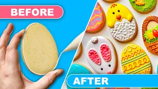 8 Adorable Easter Cookies Using One Shape!