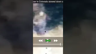 Bigfoot chases car in Colorado!