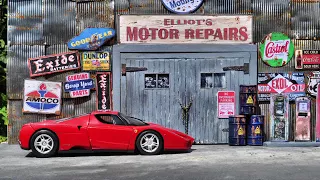 Diorama model cars