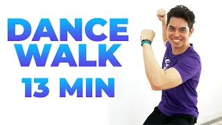 13 Min FEEL GOOD Dance Walk • 1500 Steps • Walking Workout #164