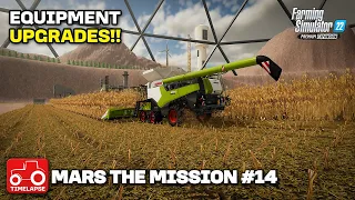 BUYING NEW HARVESTERS!! Mars The Mission FS22 Timelapse #14