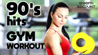 Gym 90S Nonstop Hits for Fitness & Workout - 128 BPM / 32 Count