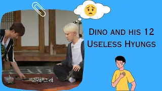 Dino not able to breathe because of his '12 useless hyungs' pt.2