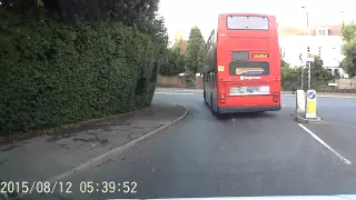 Stagecoach bus dangerously driving