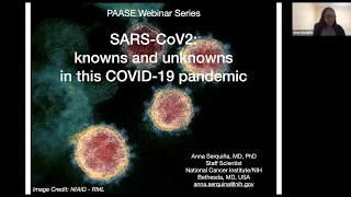 Webinar 02 SARS-CoV-2: knowns and unknowns in this COVID-19 Pandemic