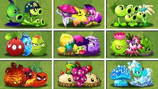 Random 20 Teams 3 Plants - Which Team Plant Will Win? - PVZ 2 Team Plants