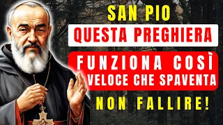 🛑 LA PREGHIERA MIRACOLOSA CHE UTILIZZAVA PADRE PIO PER CHIEDERE UN MIRACOLO URGENTE