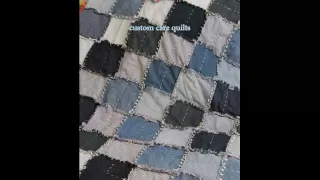 How to make a Jean Rag Quilt