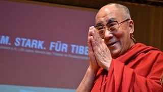 Dalai Lama bedankt sich für den Einsatz für Tibet