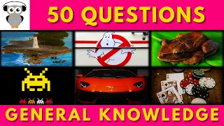 General Knowledge Quiz Trivia #34 | The Bahamas, Ghostbusters, Frog, Space Invaders, Porsche, Casino