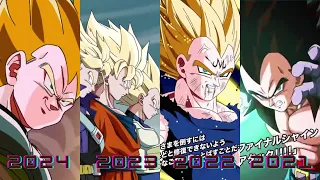 Evolution of Vegeta Animations 2016-2024 DBZ Dokkan Battle