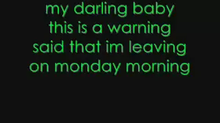 Melanie Fiona - Monday Morning (((lyrics))) HQ