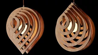 Water Drop Hanging lamp by cardboard || Diy Diwali lanther || Pendant Hanging lamp