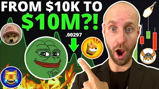 Top 10 "MEME & AI" Crypto Coins Reaching New All Time Highs?! (TIME SENSITIVE!!!)