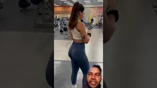 a hot girl walk into the gym । #shorts #ytshorts #sexy short