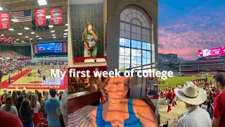 MY FIRST WEEK OF COLLEGE AS A FRESHMAN