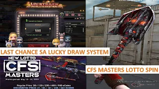 LAST CHANCE SA LUCKY DRAW SYSTEM & CFS MASTERS LOTTO SPIN CFPH