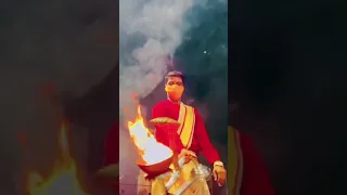 Ganga aarti Varanasi | Nagendra Haraya trilochanaya WhatsApp status | ganga aarti status | #shorts