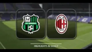 Sassuolo 1 - 4 Milan (Highlights & Goals) 2018