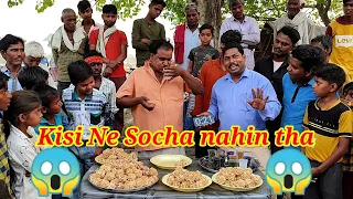 1 मिनट में 5 भुलैया खाओ और एक सोडा पियो ₹300 ले जाओ. murmura Street eating challenging video amazing