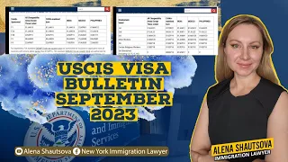 🔴 Immigration News: USCIS New Visa Bulletin September 2023 | USA Best Immigration Lawyer