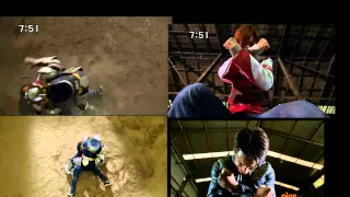 Power Rangers Super Megaforce - Vrak is Back P2 - Side by Side Comparison