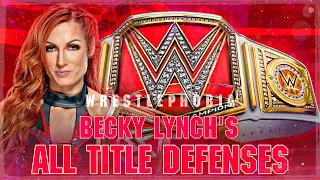 All Of Becky Lynch's RAW Title Defenses (2nd Reign) | WrestlePhobia