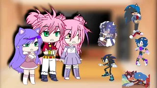 Blazamy Family react to Sonadow Family || My AU || Short || Request || •Akemi-Chan•