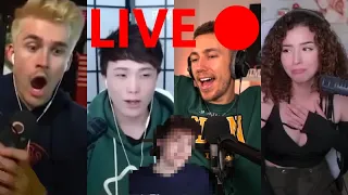 Youtubers LIVE REACT to Dream Face Reveal