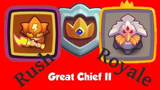 RUSH ROYALE gameplay - Reaching 6300+ trophies without shaman or meteor.