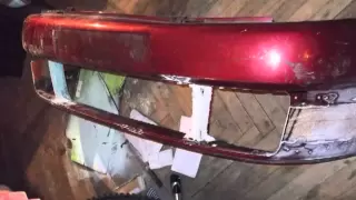 How to make fiberglass bumper