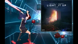 [Beat Saber] Light It Up (feat. Jex) [NCS Release] - Robin Hustin x TobiMorrow (HARD)