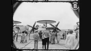 Navy supercarrier U.S.S. Kitty Hawk returns to San Diego in June 1966