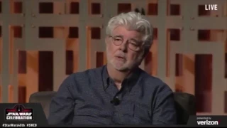 George Lucas says Star Wars is for 12 years old.[Star Wars Celebration 2017]