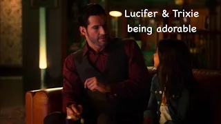 Lucifer and Trixie being a comedic father daughter duo