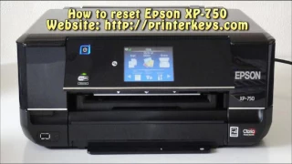 Reset Epson XP 750 Waste Ink Pad Counter