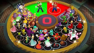 Super Mario Party MiniGames - Luigi Vs Mario Vs Yoshi Vs Dry Bones (Master Cpu)