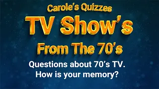 70s TV Show Trivia Quiz : Can You Answer These 30 Questions?