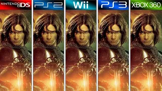 The Chronicles of Narnia Prince Caspian (2008) DS vs PS2 vs Wii vs PS3 vs XBOX 360