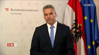 ZIB 2: ÖVP-Innenminister Nehammer im Interview (11.11.2020)