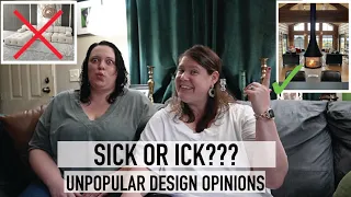 SICK or ICK🤢// Unpopular opinions on current design trends... Home Decor everyone loves that I hate