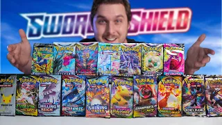 Opening EVERY Pokémon pack in Sword and Shield... from *BEST* to worst!