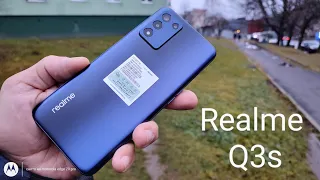 Realme Q3s Распаковка самого дешёвого 144 Герцового экрана