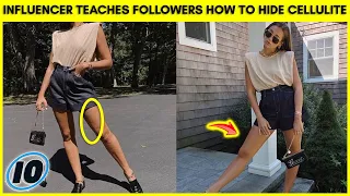 Influencer Dragged For Teaching Followers How To Hide Cellulite