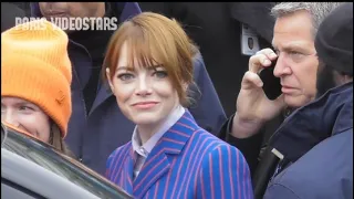 Emma STONE @ Paris Fashion Week 6 march 2023 show Louis Vuitton